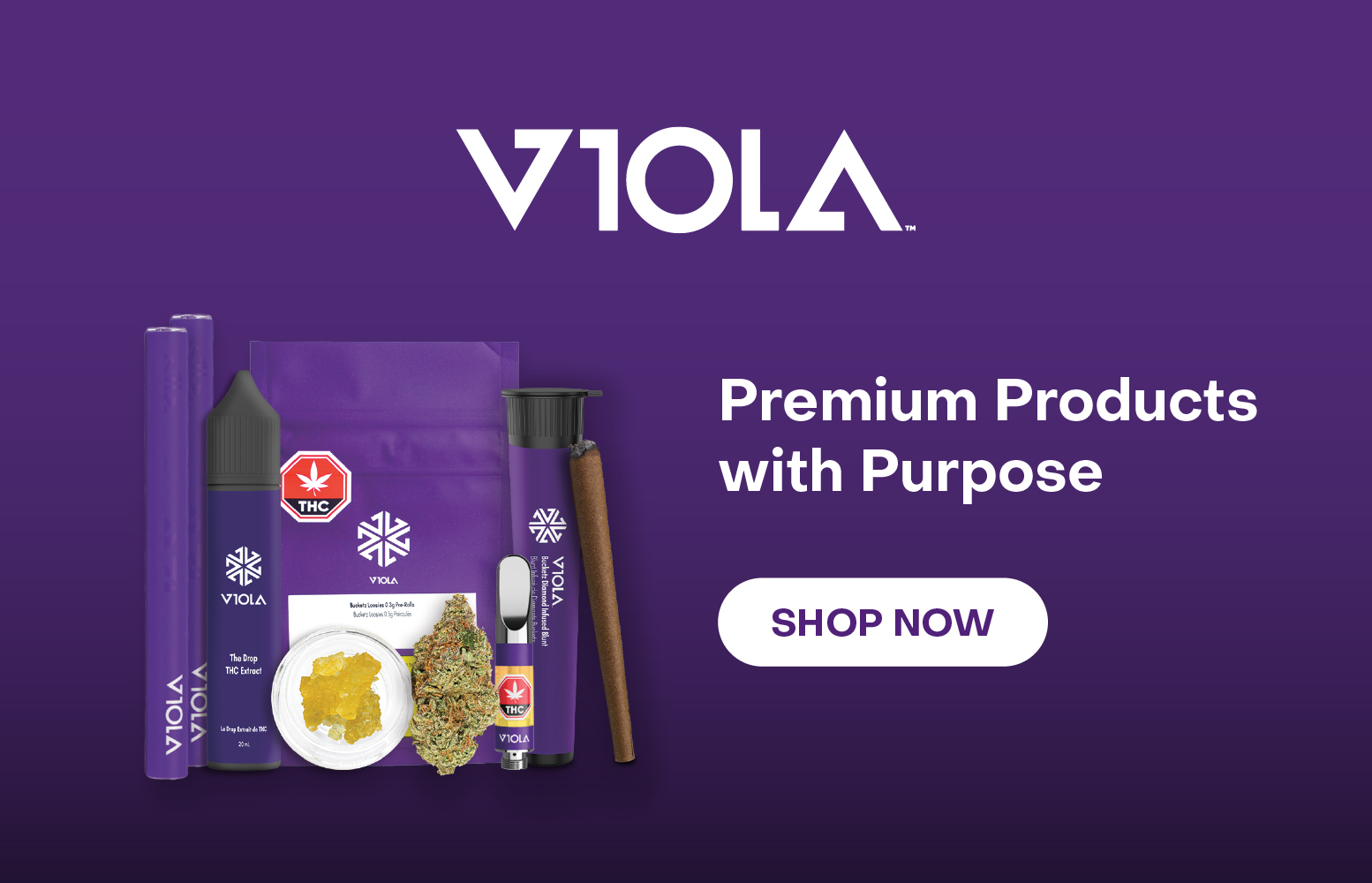 Viola. Premium Products with Purpose.
